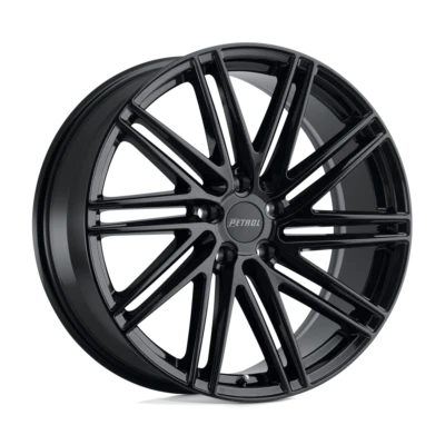 Petrol P1C 20x8.5 5x114.3 40mm Gloss Black Wheel - Image 1 of 2