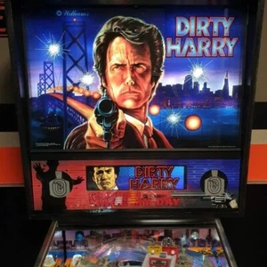 Dirty Harry Pinball Custom Speaker Panel Acrylic - Picture 1 of 3