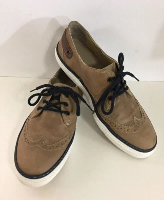 Portobello Hombres Zapatos Zapatillas Informales Punta de Ala Estilo Marrón Claro Talla US12 EU 29 Foto 1 de 4