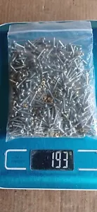 Lotto Lavoro Dadi Ottone 9BA E Viti Acciaio 12mm Leggi Descrizione Gratis P&P - Foto 1 di 3