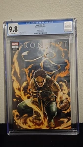2022 MARVEL COMICS IRON FIST #1 THE COMIC MINT EXCLUSIVE CGC GRADED 9.8 - Picture 1 of 4