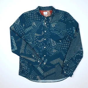 Paul Smith Allover Print Shirt 2XL / XL Men Tailored Slim  Long Sleeve Designer - Picture 1 of 14