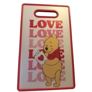 Disney Winnie the Pooh San Valentín tabla de cortar decoración reversible amor corazón - Imagen 1 de 5