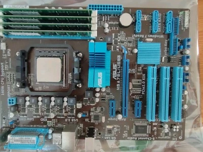 ASUS Mainboard M5A78L-M/USB3, Inkl 32 GB RAM  DDR3 + AMD FX 8120 Black Edition - Bild 1 von 4