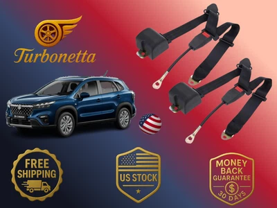 For All Suzuki Adjustable 2pcs Front Seat Belts Firm Lock Protection - Image 1 of 4