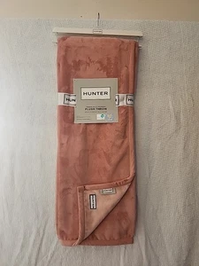 Brand New! Oversized Hunter Premium Quality Reversible Throw Dusty Rose 50"x70" - Picture 1 of 6