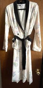 English Factory Paisley Prism Dressing Gown Sash Tie Waist Size S/M - Picture 1 of 14