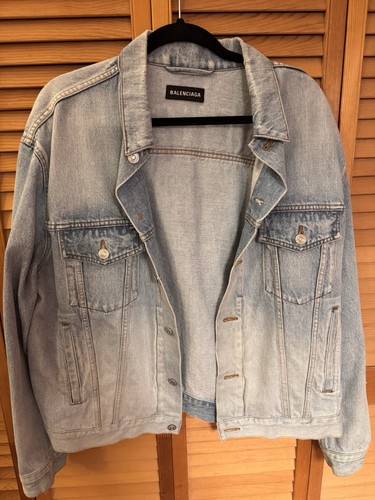 Giacca denim uomo Balenciaga taglia 44