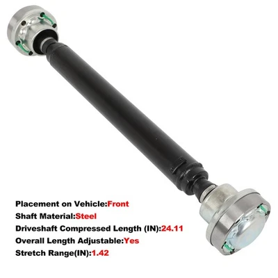 Árbol de transmisión delantero 938-300 Audi Q7 2008-10 VW Touareg 2009-2010 Porsche Cayenne Foto 1 de 4