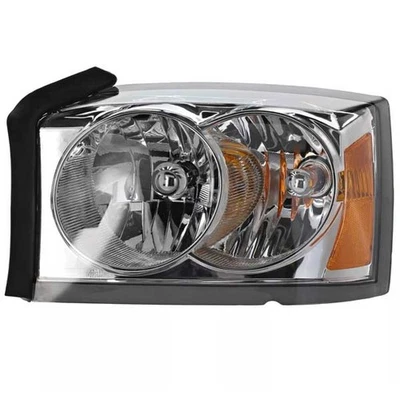 Faro delantero izquierdo ámbar y plástico transparente para Dakota 2005-2007 55077607AB V Foto 1 de 4