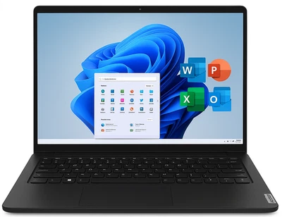 Lenovo with Full Lifetime Microsoft Office Windows 11 HD Laptop 4GB SSD 14” - Image 1 of 4