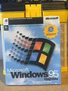 { NOS - SEALED } - Microsoft Windows 95 Upgrade Version - {CD-ROM} - Picture 1 of 9