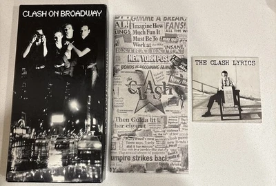 THE CLASH on Broadway (1991) BOX SET Complete w/Book - NO CDs! - Image 1 of 4