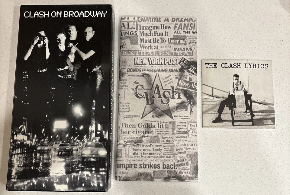 THE CLASH on Broadway (1991) BOX SET Complete w/Book - NO CDs! - Image 1 of 4