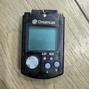Sega Dreamcast VMU Smoke Black HKT-7000 Memory Unit mit Cap - Bild 1 von 4