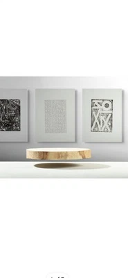 RETNA - Original sin título. "3 obras enmarcado 18"" X 36"" certificado de autenticidad" Foto 1 de 4