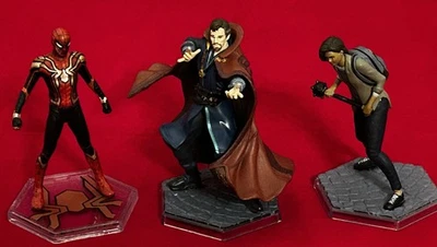 Lote de bonecos de PVC Marvel 'Spiderman: No Way Home' Spiderman, MJ e Doutor Estranho - Imagem 1 de 4