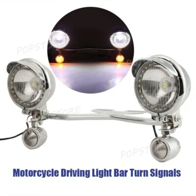 Комплект световых штанг для проходящих сигналов для Harley Davidson Road Glide FLTR Fatboy - Изображение 1 из 4