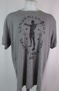Conor McGregor MMA UFC Men's "Here To Take Over" Tri Blend Short Sleeve Shirt 