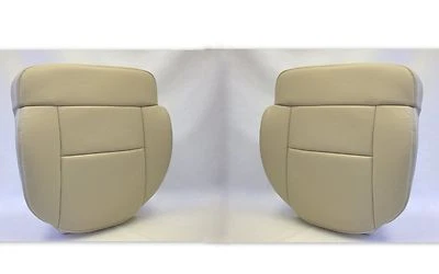 Ford F150 2004 cubierta de asiento inferior de cuero para conductor y pasajero claro pergamino bronceado Foto 1 de 4
