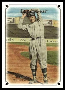 2007 Upper Deck Masterpieces 21 Walter Johnson Washington Senators Baseball Card - Picture 1 of 2