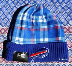 2024 NFL On Field Buffalo Bills New Era Knit Cuffed Beanie Hat Official - Picture 1 of 3