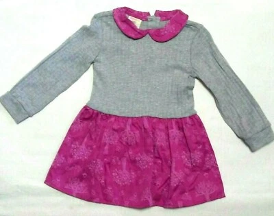 Vestido WonderKids Niñas Manga Larga Púrpura con Árboles Nuevo con Etiquetas Tallas 2T,3T,5T Foto 1 de 4