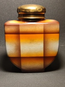 Spritzdekor Gräfenroda Teedose Bauhaus Art Deco Bombay - Bild 1 von 6