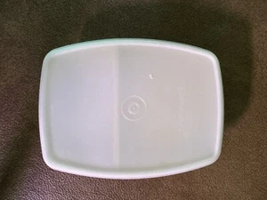 Contenitore pranzo Tupperware sottile diviso grigio macchiato 813-5 & coperchio - Foto 1 di 7