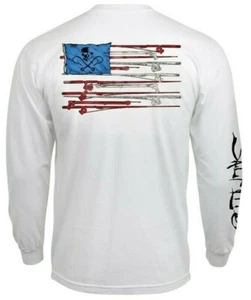 Mens Salt Life Fishermans Glory Graphic Pocket L/S T-Shirt - 2XL/XL/Large - NWT - Picture 1 of 4