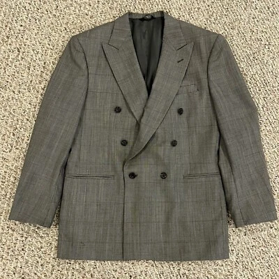 Blazer Kuppeheimer Vintage Para Hombre Doble Pecho Hecho en Estados Unidos Foto 1 de 4