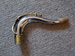 Solid Silver tenor sax neck / crook made in Taiwan fits Selmer Paris,Yanagisawa 