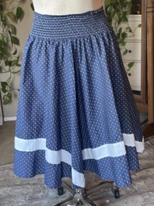 Einzigartiger Vintage Polka Dot Circle Rock, Übergröße 2XL - Bild 1 von 7