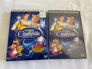 DISNEY'S CINDERELLA (DVD, 2005, 2-DISC SET, DVD PLATINUM EDITION) - BRAND NEW - Picture 1 of 5