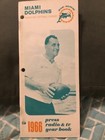 1966 MIAMI DOLPHINS MEDIA GUIDE, FIRST SEASON, ORANGE BOWL