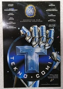 9" Tekno Comix Comic Book Mini Advertising Promo Sheet 1994 - Picture 1 of 2
