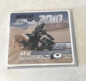Arctic Cat 2010 DVX 300 Utility ATV Service Manual CD Genuine OEM P/N 2258-569 - Picture 1 of 4