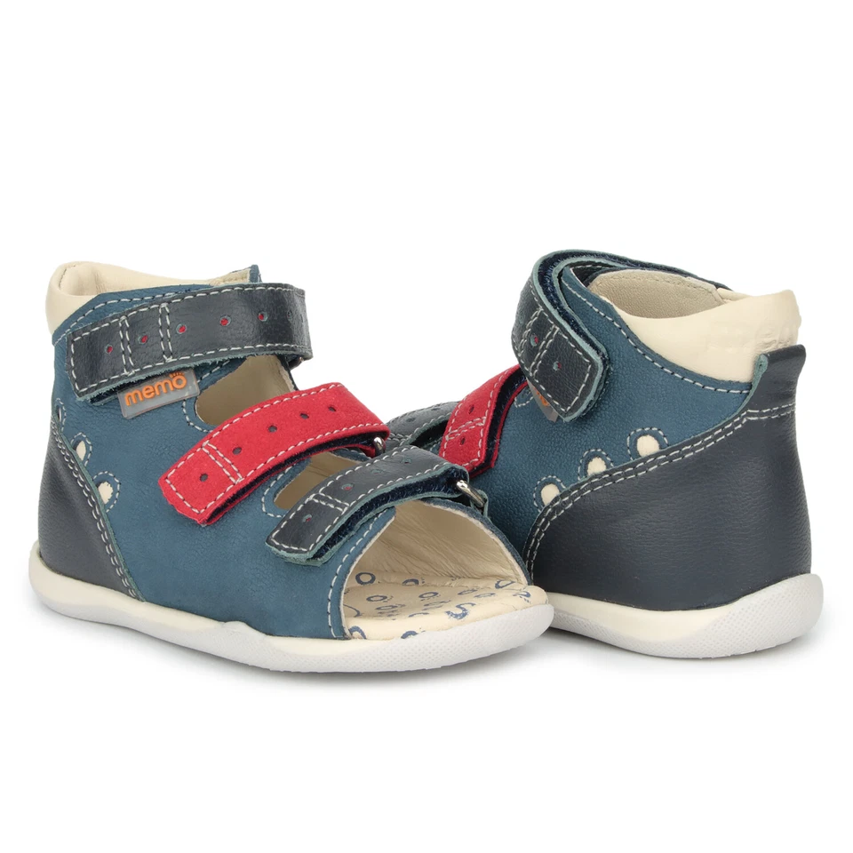 Sandalia ortopédica antideslizante Memo Dino First Walker para niños pequeños Foto 1 de 4