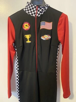 DISFRAZ HALLOWEEN NIÑOS GRANDE "CARRERA HASTA EL FINAL" TRAJE CREMALLERA COMPLETA Foto 1 de 4