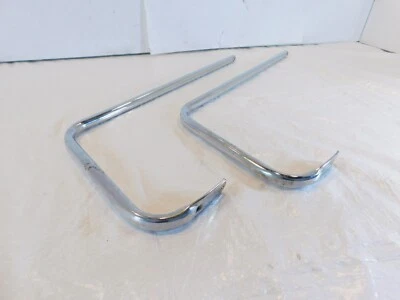 1980-1992 Harley Davidson Electra Glide Tour Glide Saddlebag Rail Brackets -BENT - Image 1 of 4