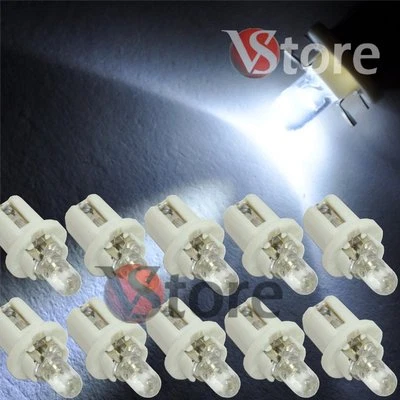 10 LED Lampade T5 B8.5D BIANCO Lampadine Quadro Strumenti Cruscotto Luci Auto  - Imagen 1 de 2