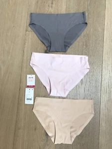 Maidenform Girl No Show Girls Underwear Size M Set Of 3 Pairs - Picture 1 of 3