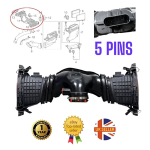 5Pin Air Intake Pipe Mass Air Flow Sensor For Mercedes C/E/M/R-Class A6420902242 - Picture 1 of 6