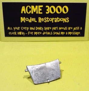 Dinky 116 Volvo P1800 Sports Coupe Reproduction Repro White Metal Boot Trunk Lid - Imagen 1 de 2