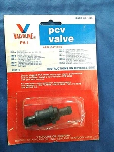NORS PCV Valve Valvoline PV-1, 1125, 654 GM BOPC Cadillac GMC V6 V8 1963-79 + - Picture 1 of 2