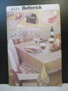 Butterick Pattern 6423 Essence Kwanzaa Table Top Runner Placemats Napkins New - Picture 1 of 11