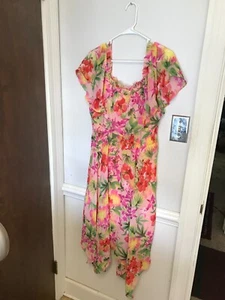 rabbit rabbit rabbit dress floral size 18 - Picture 1 of 10