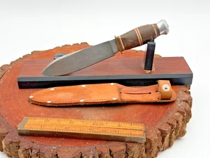 RARE Puma 8101 Texas Bill 1950's Scout Fixed Blade knife original sheath--776.25 - Picture 1 of 10
