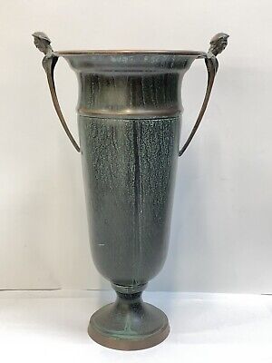 Jugendstil Bronze Amphore, Krater - Vase, Pokal. Ca. 36 Cm • 13.29€