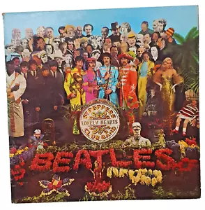 Beatles Sgt. Pepper’s Lonely Hearts Club Band Uk Pcs 7027 One Box Emi 1969 EX - Picture 1 of 6